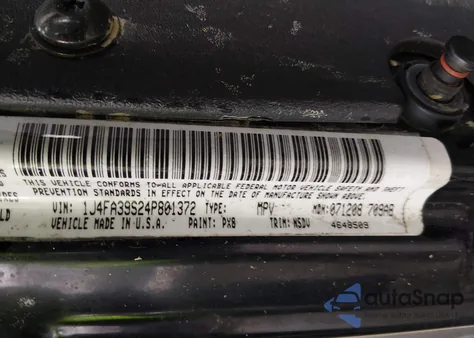 2004 Jeep Wrangler X z USA, uszkodzony, nr VIN 1J4FA39S24P801372